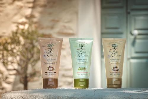 Le Petit Olivier Olive Oil Hand Cream 2.5 Oz - Moisturizing & Soothing, Enriched with Glycerin & Shea Butter