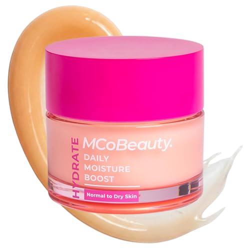 MCoBeauty - Hydrate Daily Moisture Boost - Gel-Cream Face Moisturizer with Hyaluronic Acid & Niacinamide for Radiant, Hydrated Skin - Vegan, Cruelty Free Skin Care