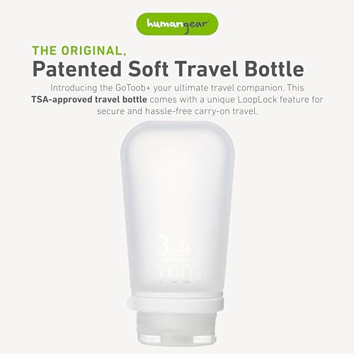 humangear GoToob+ Large Travel Bottle | TSA Approved