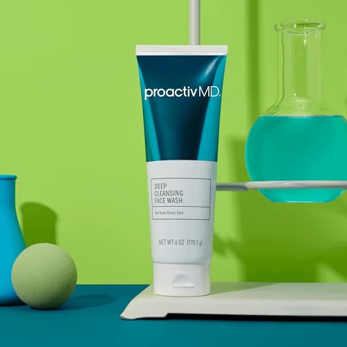 Proactiv MD Exfoliating Face Wash,Gentle and Hydrating Facial Cleanser and Acne Treatment for Sensitive Skin,6 Oz Clear Unscented,(Pack of 2)