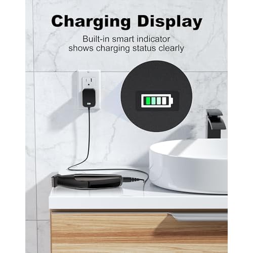 5V Charger for Remington Shaver - Auto Power Off & Charging Display 5V1A Power Cord Compatible with HC5870 HC4250 PF7500 PF7600 PG6250 PG6255 PG6170 PG6171 XR7000 XF8550 XF8700 XR1400 XR1430 HC5950
