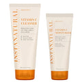InstaNatural Vitamin C Fan Favorites Cleanser and Moisturizer Kit, Brightens, Reduces the Look of Fine Lines and Uneven Texture, with Aloe Vera and Botanical Extracts