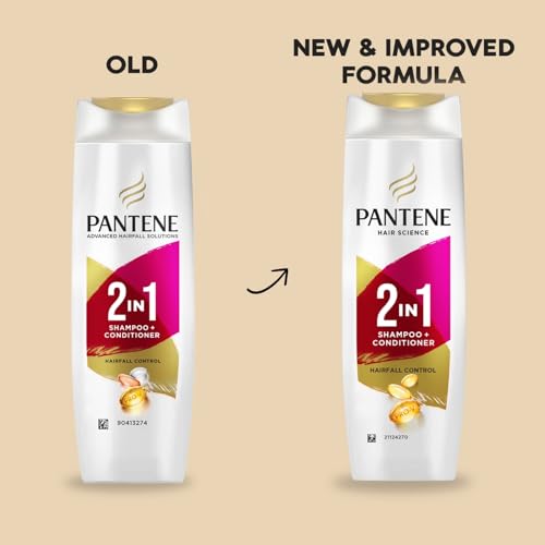 Pantene 2 in 1 Anti Hair Fall Shampoo + Conditioner, 340 ml