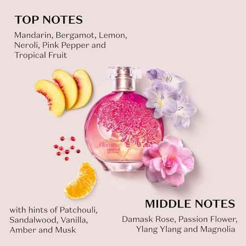 Floratta Summer Love Eau de Toilette for Women, Captivating Scent of Summer Romance, 3.4 Ounce