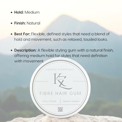 Fibre Hair Gum | Flexible Hold | Natural Shine | British Made