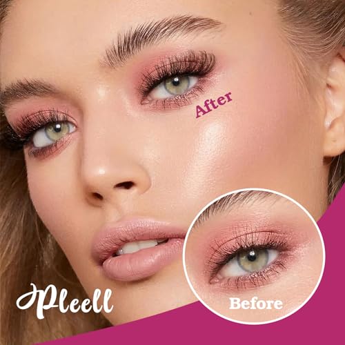 Brown False Eyelashes 6D Wispy Fluffy - 9 Pairs Pack