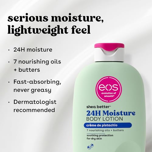 EOS Shea Better Body Lotion Pistachio 16 fl oz - Deep Hydrating Moisturizer