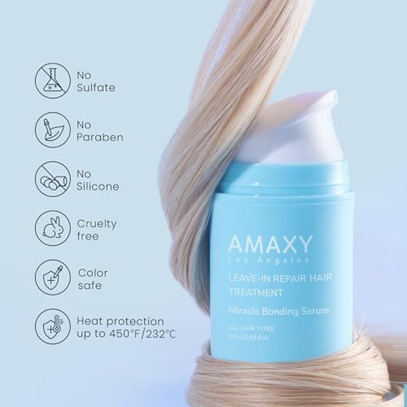 AMAXY Miracle Bonding Serum - Leave-In Hair Repair Treatment