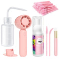 Lash Extension Cleaning Kit with 60ML Shampoo & Fan Dryer