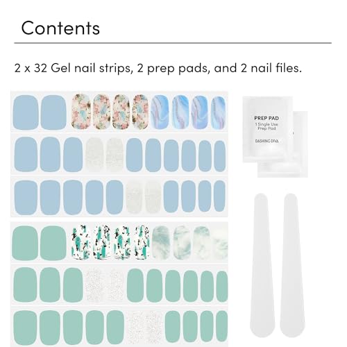Dashing Diva Gloss Gel Nail Strips Bundle - Quartz Collection (2 Sets)