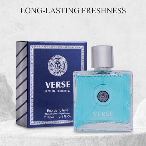 NovoGlow Verse Eau De Parfum for Men - Long Lasting Citrusy Floral Fragrance