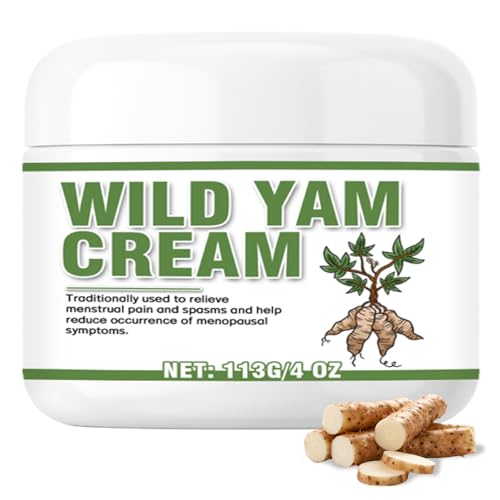 Wild Yam Cream for Hormone Blance, Progesterone Cream for Women, Supports Hormone Health, Fertility & Menopause Comfort with a Powerful Natural Blend, Natural, 4 oz