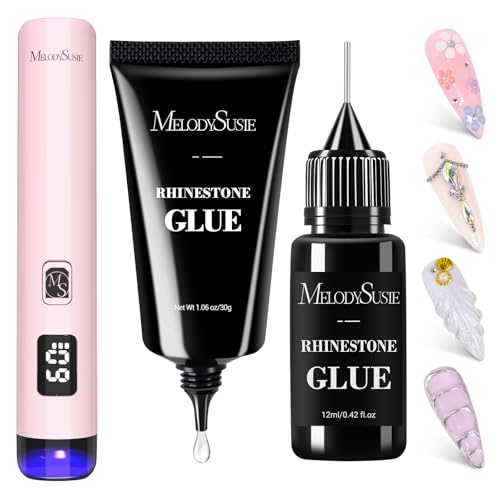 MelodySusie ART01R Cordless UV Nail Lamp for Gel & Rhinestones