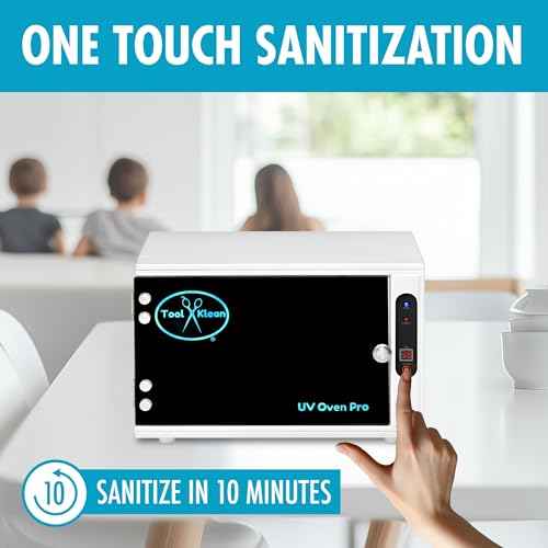 SaniCabinet UV Light Sanitizer Box - Large, Professional Grade, Fast UVC Sanitizer Cabinet for Cleaning Salon Tools, Nail Clippers, Cell Phone, Watches, Glasses, Baby Toys - EPA Registered
