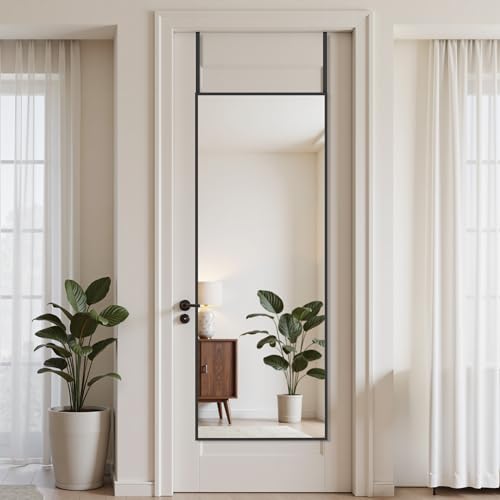 Suidia 48"x14" Full Length Mirror - Over Door & Wall Mounted