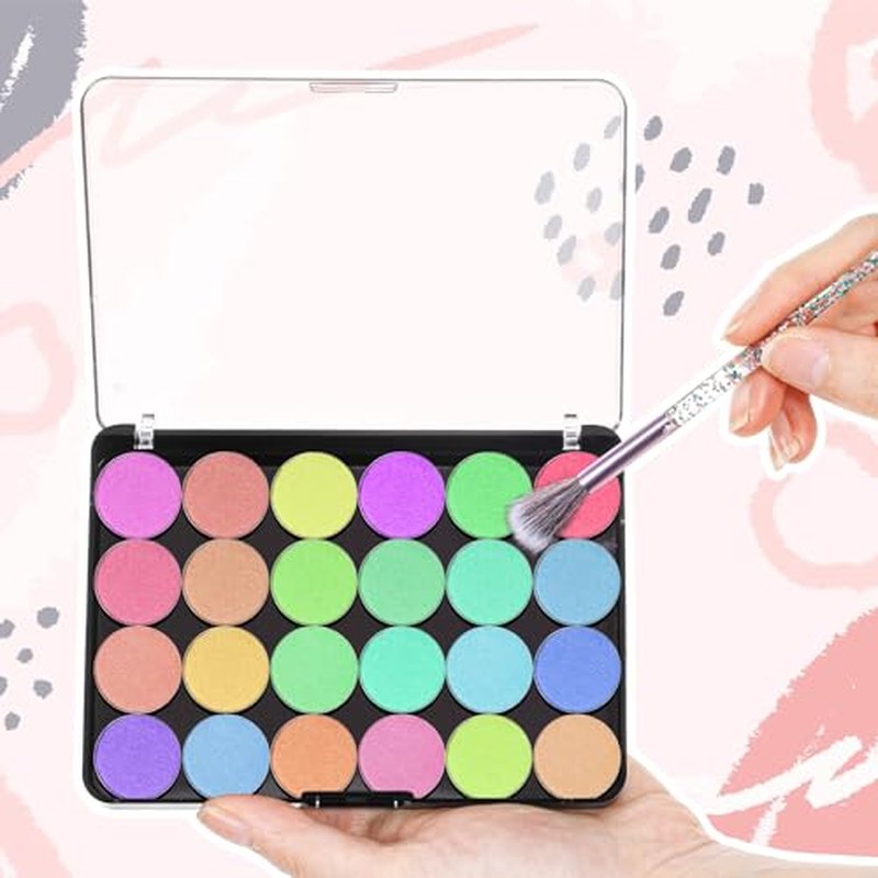 10-Pack Magnetic Makeup Palettes with Clear Top for DIY Cosmetics