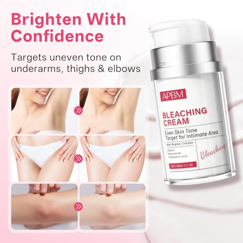 APBM Skin Lightening Cream for Intimate Areas 1.7 Fl Oz (Pack of 1) Niacinamide, Arbutin, Tranexamic Acid