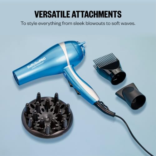 BaBylissPRO Nano Titanium 2000W Blow Dryer with Concentrator