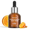 Vitamin C Face Serum with Turmeric for Uneven Skin Tone, Vitamin C & Turmeric Serum for Anti-Aging, Hydrating and Improving Dull Skin 1 Fl Oz