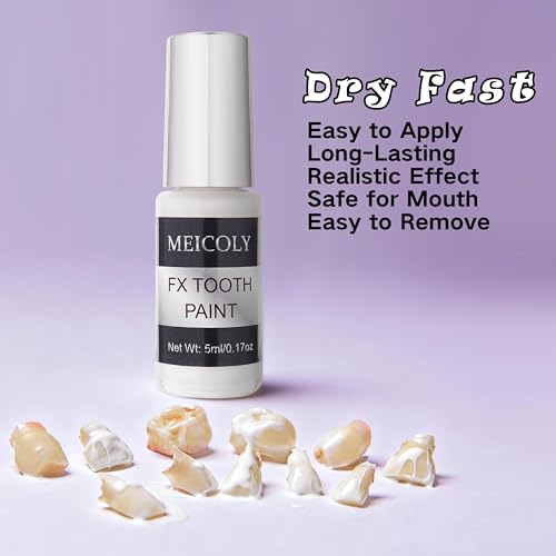 MEICOLY Tooth Paint - Long Lasting Temporary Teeth Makeup