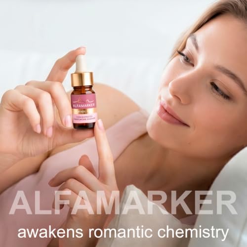 ALFAMARKER Velvet Bloom Pheromone Perfume Oil for Women - Long Lasting Vanilla Scent, 10ml