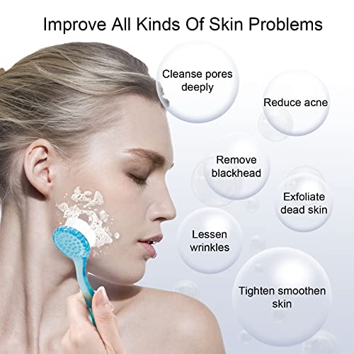 Facial Cleansing Brush Set - 4 Pack Exfoliating Face Scrubber
