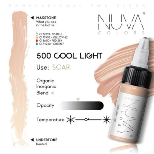 Nuva Cool Light PMU Scar Pigment - Customizable