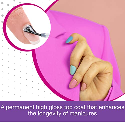 BACKSCRATCHERS Extreme Permanent Glaze Sealer - Clear Permanent Top Coat - Long Lasting - High Gloss and Quick Dry (Pack of 2)