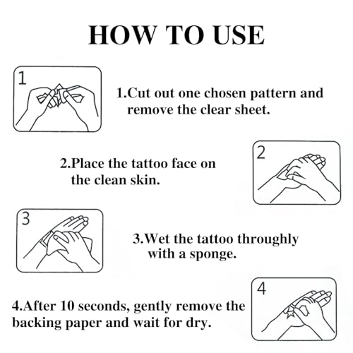 8 Sheets Leopard Face Temporary Tattoos for Halloween Costume