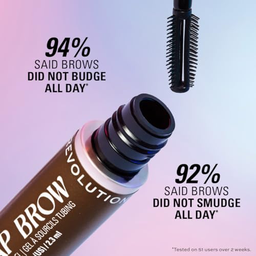 Revolution Wrap Brow Tinted Eyebrow Gel - Ebony Black