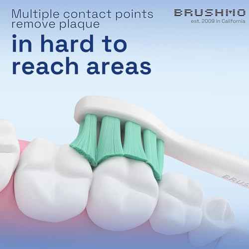 Brushmo Replacement Toothbrush Heads Compatible with Philips Sonicare Electric Toothbrush, White, 10 pc Variety Pack