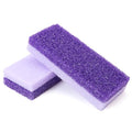 Purple Foot Pumice Stone 2 Pack for Callus Removal - Double Sided Pedicure Tool