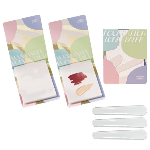 Disposable Makeup Mixing Palette - 3 Sets with 300 Sheets
