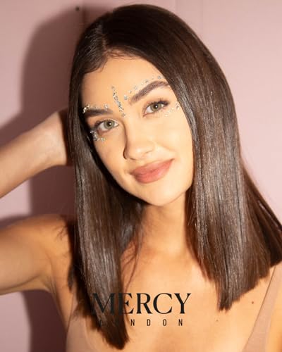 Silver Crystal Bindis - Face Jewels Sticker Pack