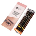 BeautyPros Waterproof Eyebrow Pencil Set - 6 Colors