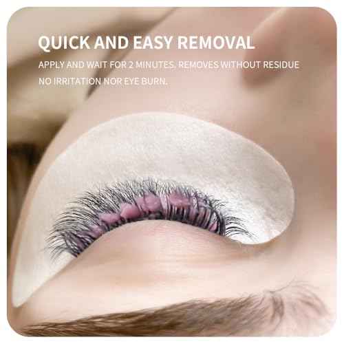 Cream Lash Remover for Eyelash Extensions,10g Eyelash Glue Remover Lash Tech Supplies for Salon Use,Grape Flavored