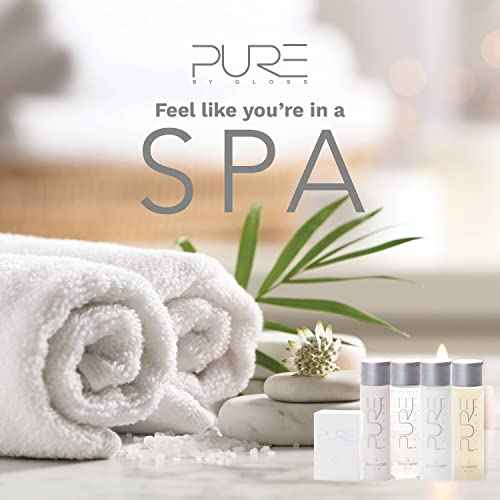 Pure by Gloss Gift Set ? Fresh Lemon Scent ? for All Hair and Skin Types ? With Shampoo [8.5oz], Conditioner [8.5oz], Body Wash [8.5oz], Body Lotion [8.5oz], Body Bar [4oz], & Loofah ? Cruelty Free