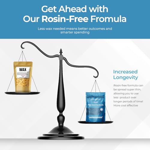 Starpil Wax 1000g / 2.2 lb Blue hypoallergenic Hard Wax Beads for Painless Hair Removal, Stripless Body Wax Beans, Polymer Blend Bikini, Coarse Hair Removal hypoallergenic wax Beads for Sensitive Skin