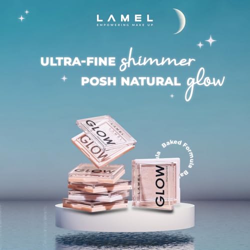 Lamel Glow Highlighter - Cream Face Makeup, Luna 401