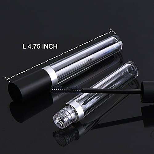 DIY Mascara & Eyeliner Tubes Kit, 8ml & 7ml Empty Bottles with Wands