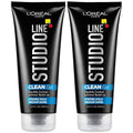 L'Oreal Paris Studio Line Clear Minded Clean Gel - Strong Hold 6.8 fl; oz. - Pack of 2