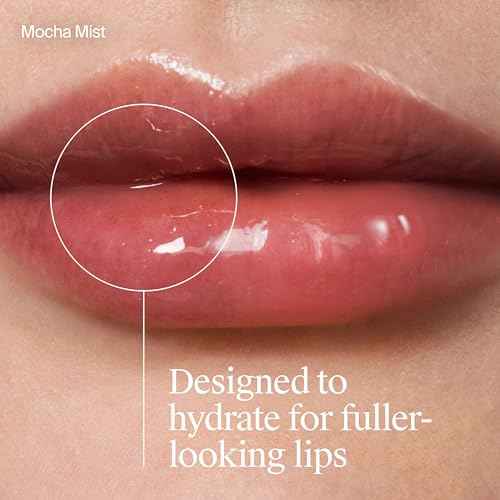 Neutrogena Hydro Boost Tinted Lip Oil with Hyaluronic Acid, Designed to Hydrate & Nourish While Providing a Luxurious Pop of Color for Fuller-Looking Lips, Mocha Mist, .2 fl. oz