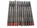 12-Piece Lip Liner Pencil Set - Brown Tones