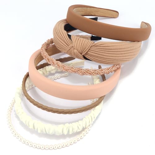 7-Pack Hair Headbands for Women – Knotted Fashion Styles