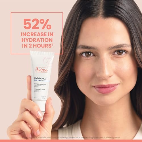 Avène Hydrance Rich Hydrating Cream 1.3 oz. - Moisturizer for Sensitive Skin
