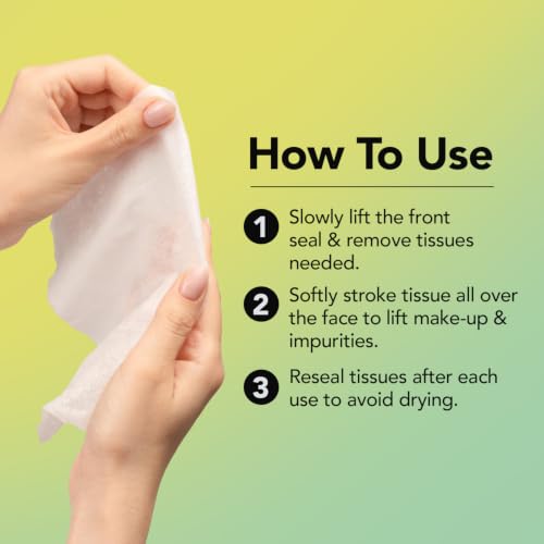 Cala Cucumber Makeup Remover Wipes, 60 Sheets