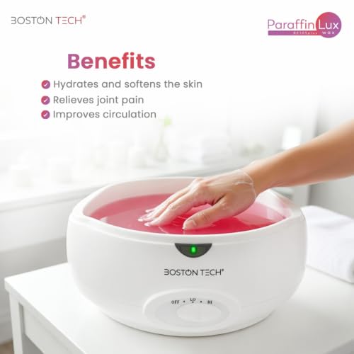 Boston Tech 3000ml Paraffin Wax Warmer Bath Kit for Hands, Feet & Elbows