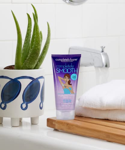 Moisturizing No-Bump Shave Gel with Aloe Vera & Jojoba Oil - 6 Fl Oz - Completely Bare Variation of THIS Listing