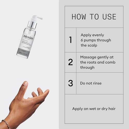 Nioxin Density Defend Diamax Advanced Hair Thickening Serum With Caffeine, Niacinamide & Panthenol For Thicker, Fuller-Looking Hair 3.38 Fl oz