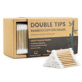 Double Pointed Cotton Swabs - 600 Count Eco-Friendly Bamboo Sticks